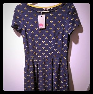 Boden Bumblebee Shift Summer Dress